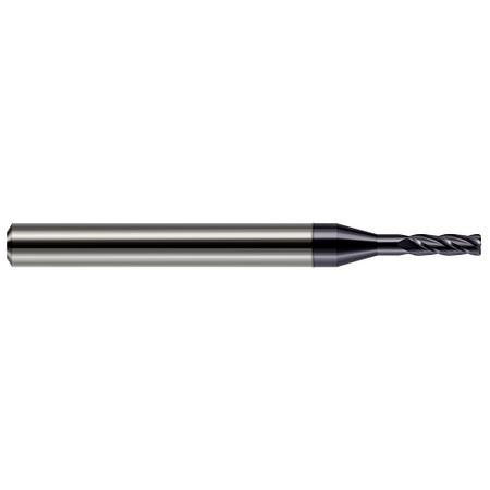 HARVEY TOOL Miniature End Mill - 4 Flute - Corner Radius 876116-C3